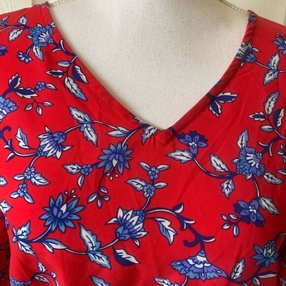 🎄Japna Floral Print Open Back Crop Top - Picture 2 of 9